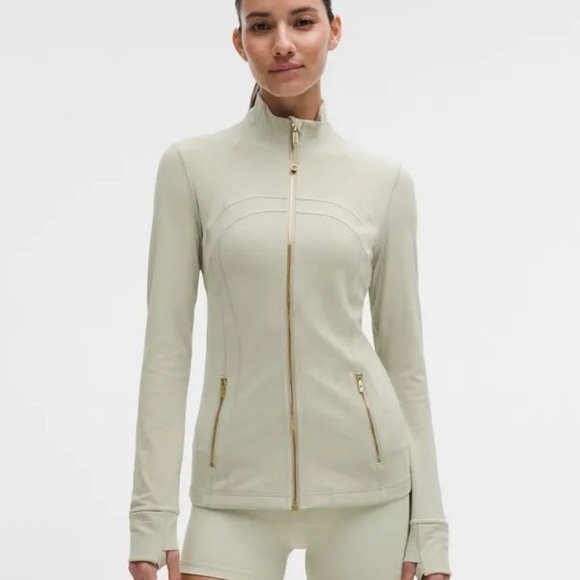 lululemon athletica Jackets & Blazers - lululemon athletica Define Jacket - Fog Green/Gold/Gold-0